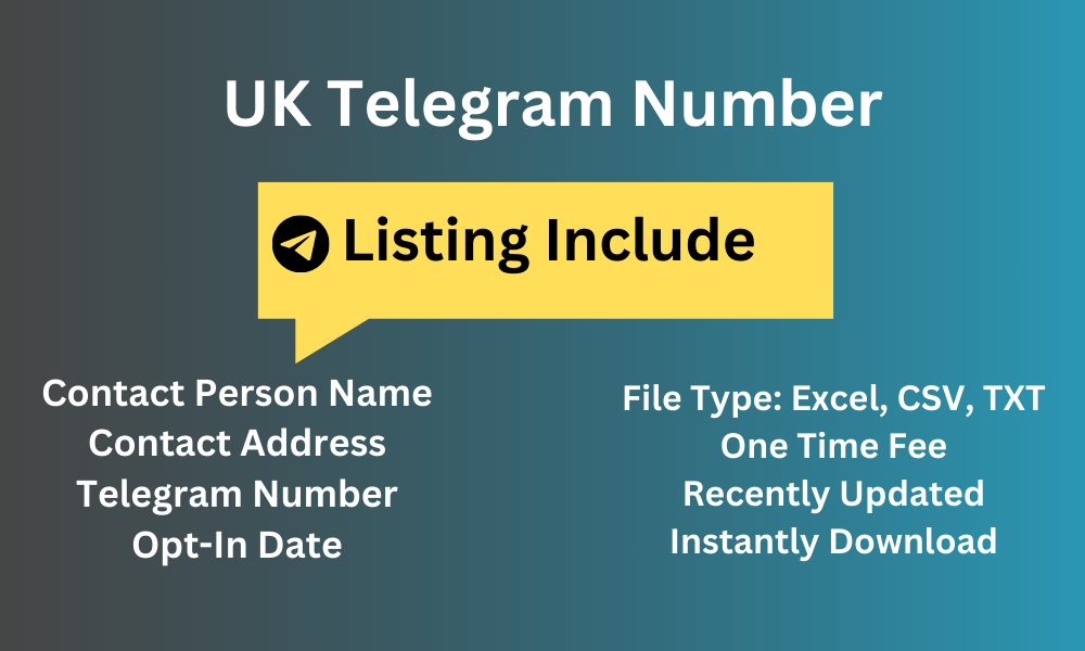 UK telegram number
