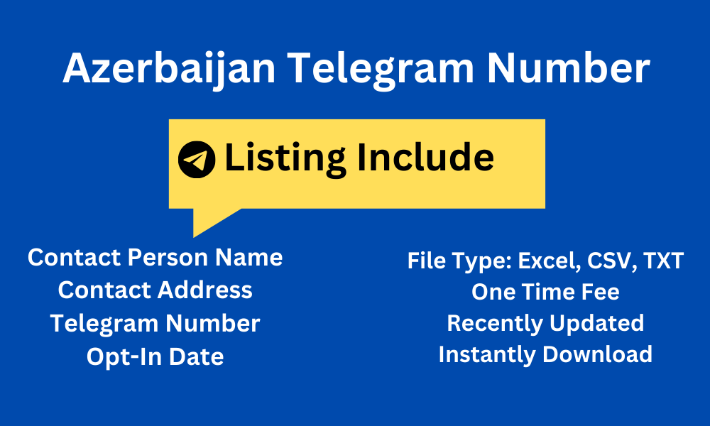 Azerbaijan telegram number