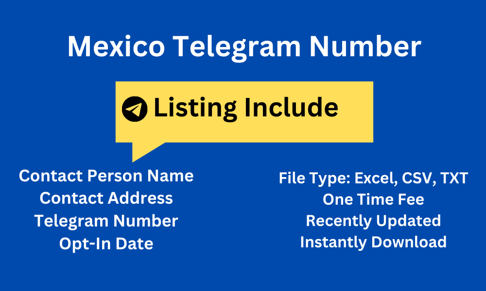 Mexico telegram number