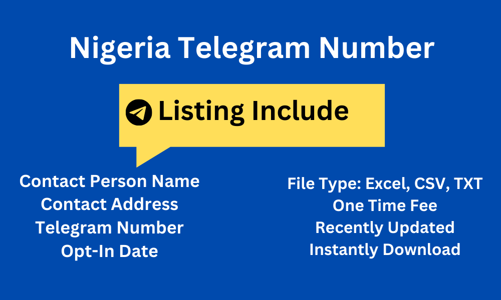 Nigeria telegram number