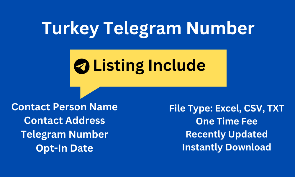 Turkey telegram number